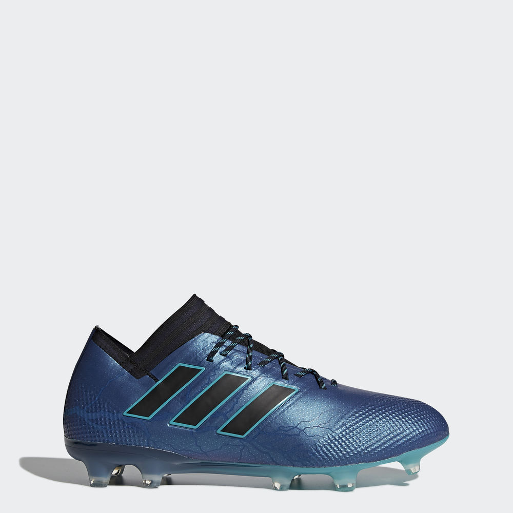 Adidas Nemeziz 17.1 Firm Ground - ποδοσφαιρικα παπουτσια ανδρικα - Μπλε/Μαυρα,Μέγεθος: EU 36 – 54 2/